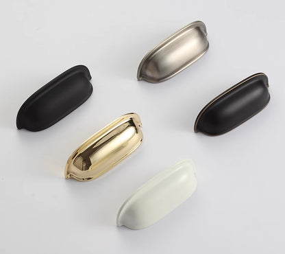 2.5" 2 1/2" 64 mm Cup Drawer Pull Handles - 8 Finishes