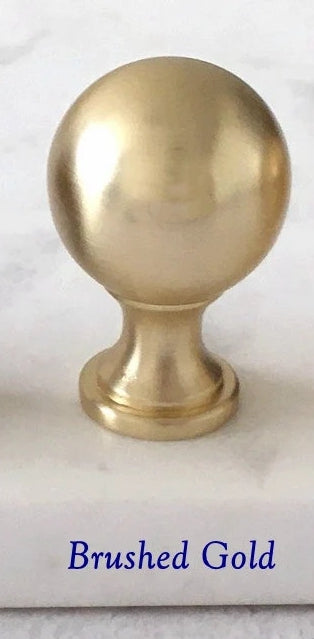 Classic Round Cabinet Knobs - 7 Finishes