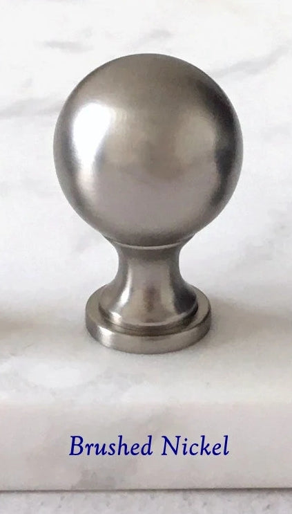 Classic Round Cabinet Knobs - 7 Finishes