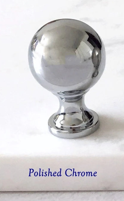 Classic Round Cabinet Knobs - 7 Finishes