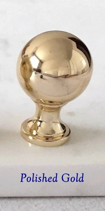 Classic Round Cabinet Knobs - 7 Finishes