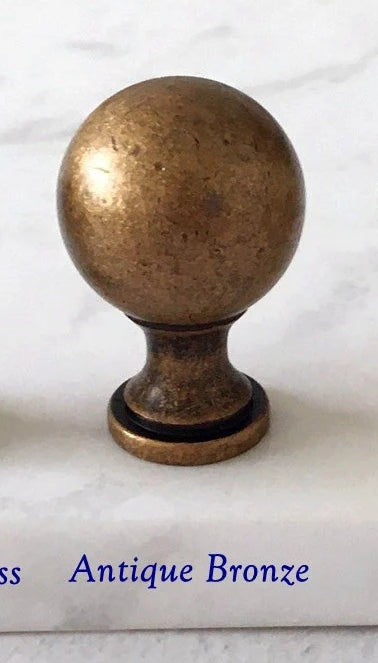 Classic Round Cabinet Knobs - 7 Finishes