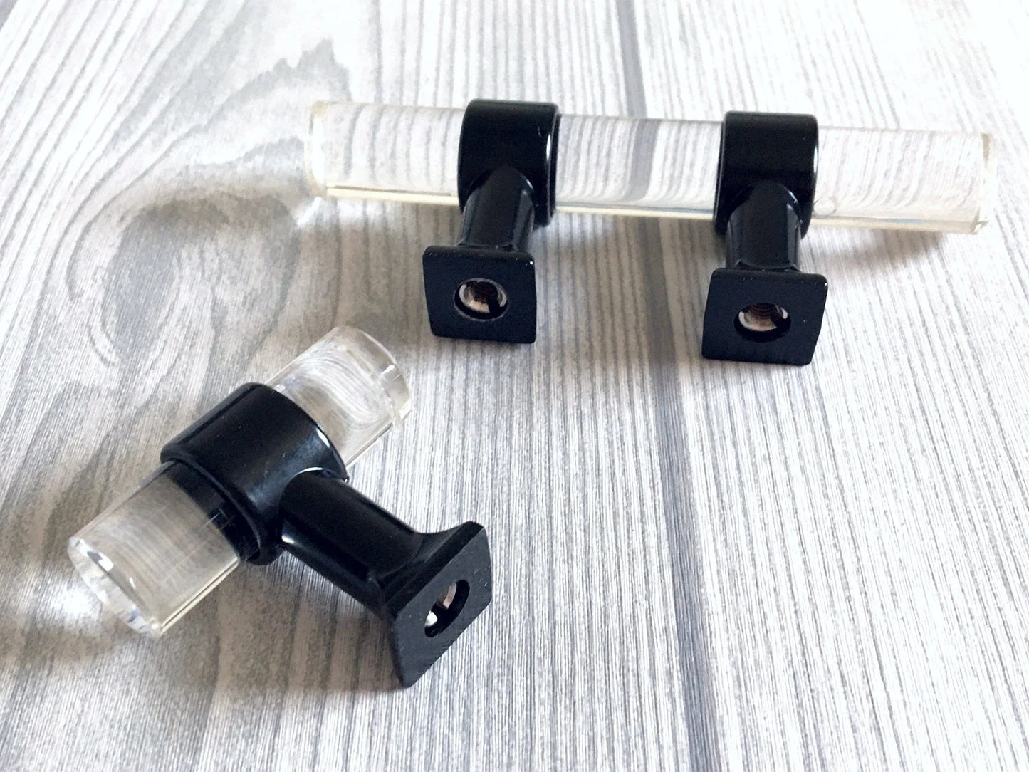 Acrylic Drawer Pulls & Cabinet Handles - Glass Look Lucite Hardware