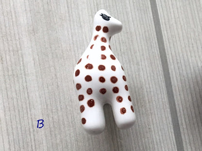 Animal Knobs Kids Drawer Pull Ceramic Cabinet Handle