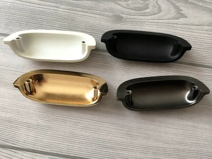 2.5" 2 1/2" 64 mm Cup Drawer Pull Handles - 8 Finishes