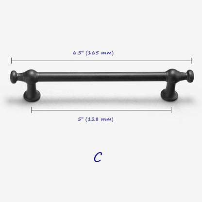 Black Cabinet Pull, Modern Kitchen Hardware, Wardrobe Door Handle