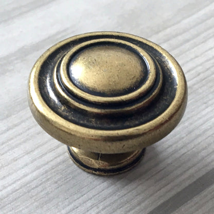 3.5" 4.25" Antique Bronze Swing Bail Drawer Handle & Drop Ring Pulls - LynnsHardware