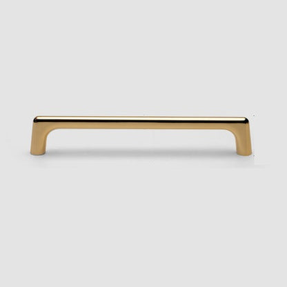 Polished Gold Cabinet Pulls, MCM Wardrobe Handles, Kitchen Hardware