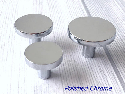 Drawer Knobs, Gold Black Bronze Nickel, Minimalist Kitchen Cabinet Hardware