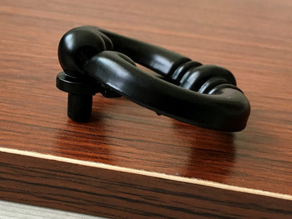 Black Pendant Drawer Knob - 2.2" Width