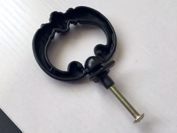 Black Pendant Drawer Knob - 2.2" Width