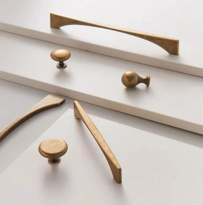 Antique Bronze Cabinet Handles - Farmhouse - 3.75" to 7.5"