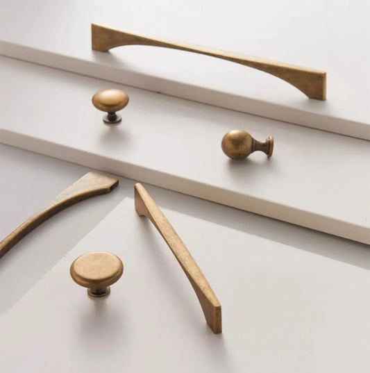 Antique Bronze Cabinet Handles - Farmhouse - 3.75" to 7.5"