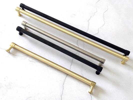 12" 12.5" 18" Centers Appliance Handle, Large Cabinet Pull, Gold Nickel Black