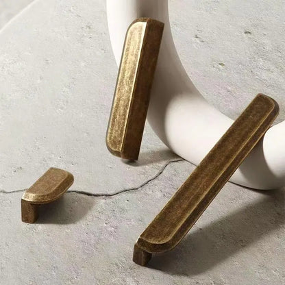 1.25" 3.75" 6.25" Antique Bronze Cabinet Pull - Retro Rustic Style