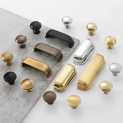 Brass Cup Drawer Pulls 2.5" 3.75" - 6 Finishes | LynnsHardware