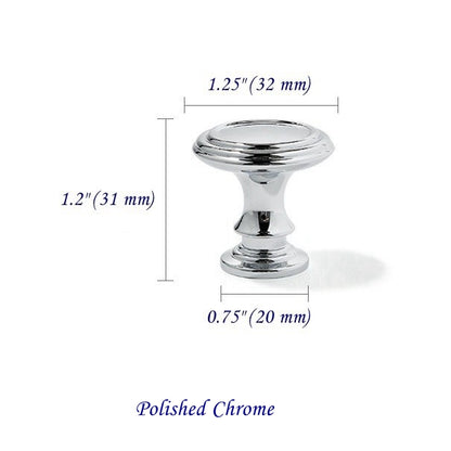 Brass Cabinet Knob, Dresser Drawer Pull, Gold Chrome Antique Bronze, MCM Kitchen Hardware