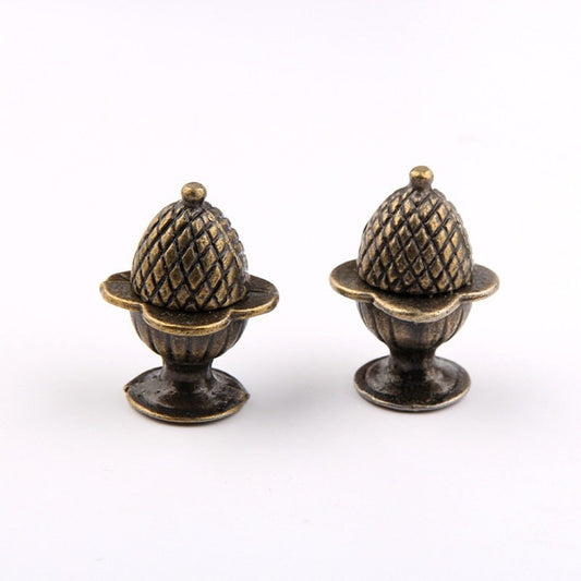 0.9 In Diameter Small Knob Drawer Pull Antique Bronze Rustic Hardware