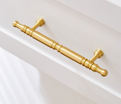 Brass Cabinet Pull Handle - 2.25" 2.5" 3.75" 4.25" 5" - LynnsHardware