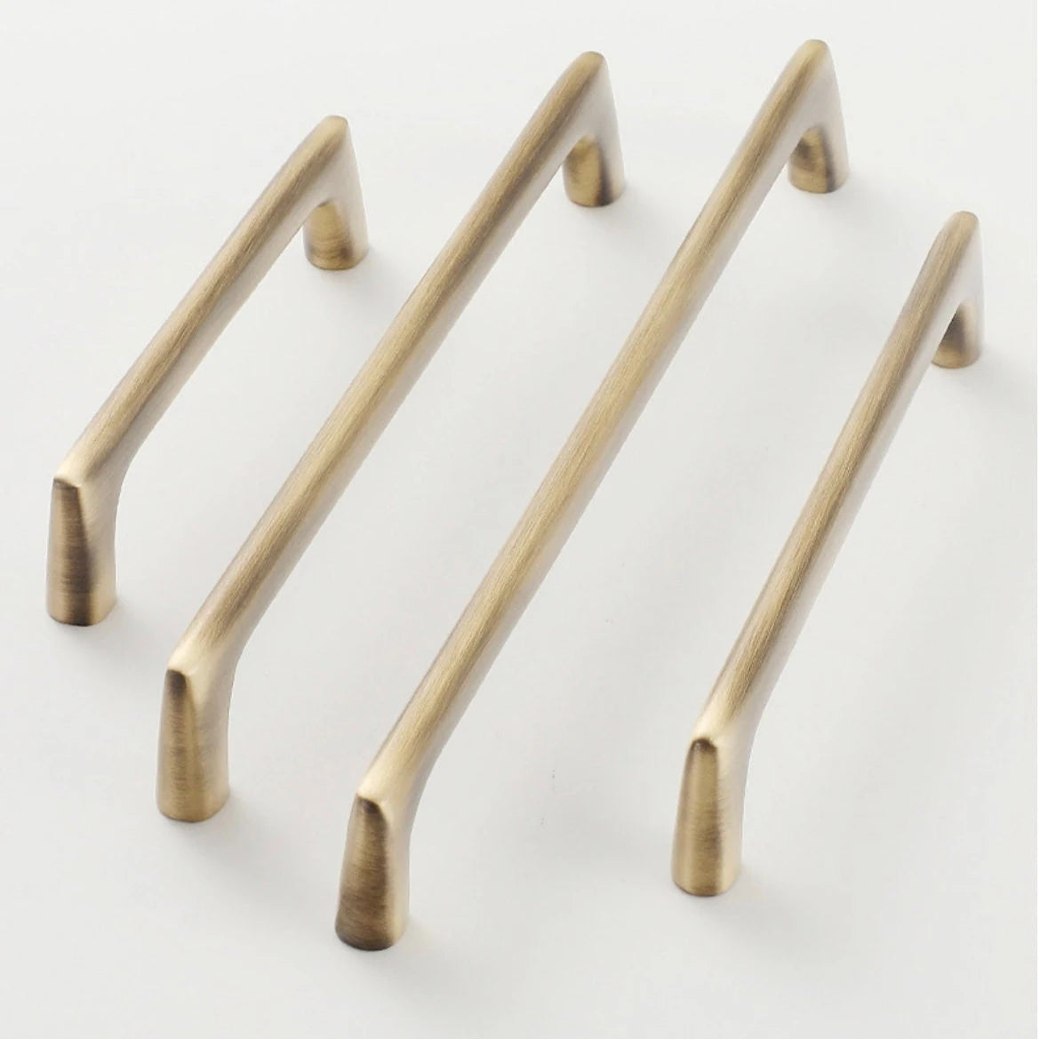 Antique Bronze Cabinet D Handles with 3.75" to 7.5" hole spacing 