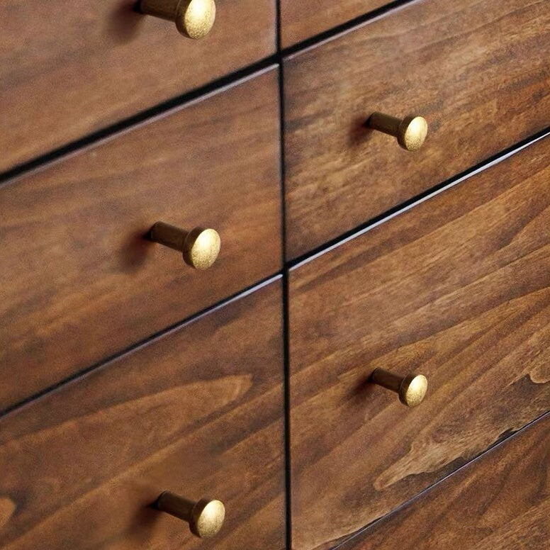 0.75" Dia Small Cabinet Knob, Tiny Drawer Pull - 6 Finishes