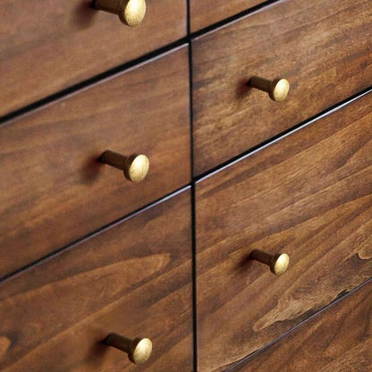 0.75" Dia Small Cabinet Knob, Tiny Drawer Pull - 6 Finishes