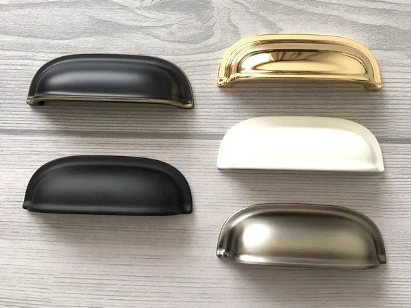 2.5" 2 1/2" 64 mm Cup Drawer Pull Handles - 8 Finishes