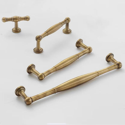 Brass Antique Bronze Cabinet Handles - 96 128 192 mm