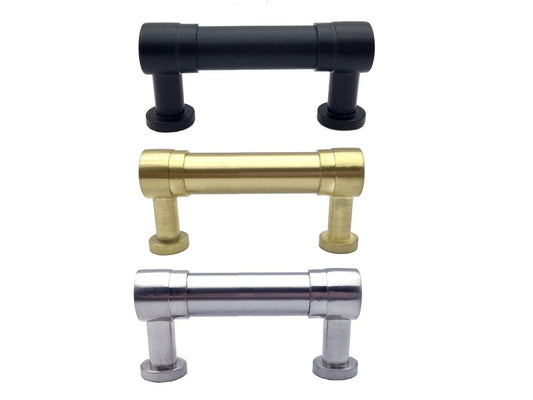 2" 2.25" 2.5" 2.75" 3" Centers Drawer Handle, Cabinet Pulls, Gold Nickel Black