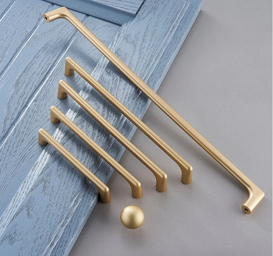 Gold Cabinet Pull Handles, Mid Century Modern Kitchen Hardware