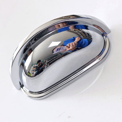 3" 3.5" 6" Chrome Cabinet Bar Handle & Cup Drawer Pull - LynnsHardware