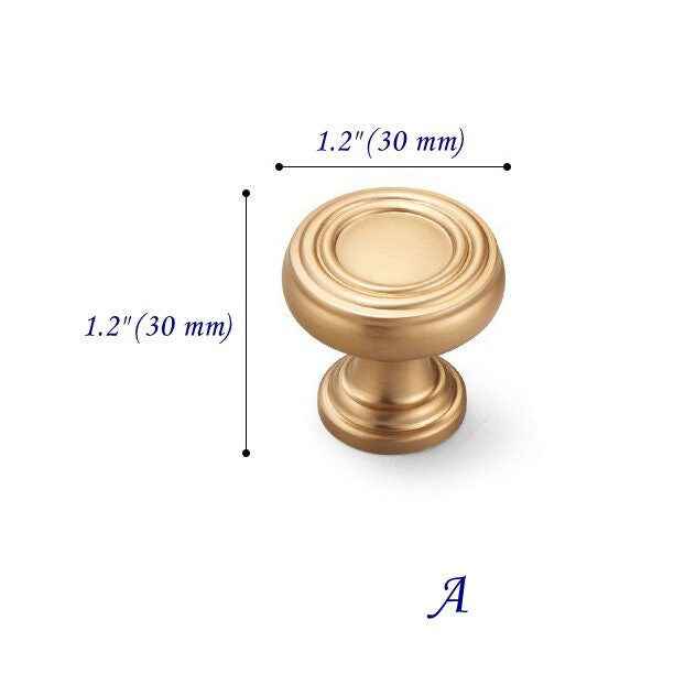 Cabinet Pull Drawer Handle Kitchen Hardware Champagne Gold