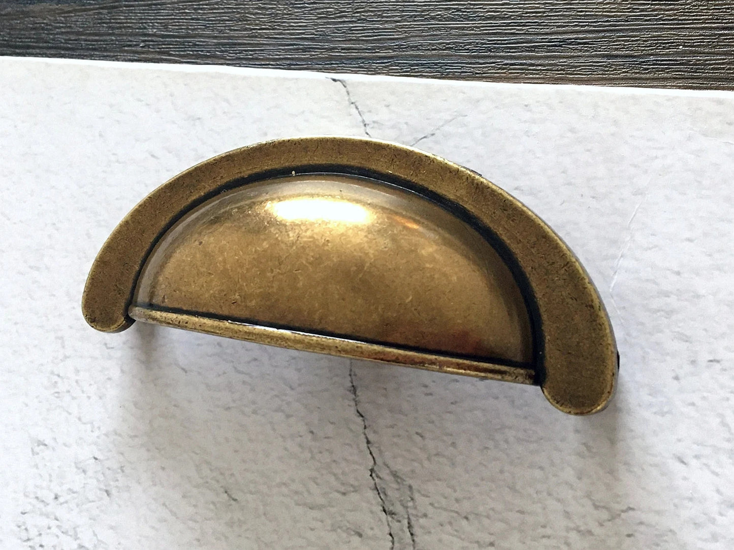 2.75 Inch Bronze Cabinet Handle Cup Drawer Pulls 70 mm 2-3/4 Inches Center