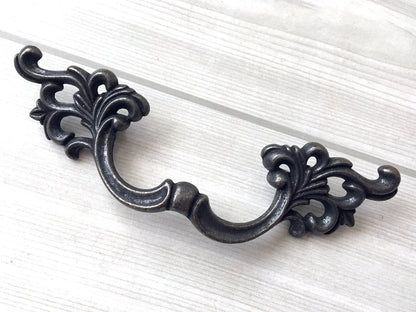 2-3/4 Inch Drawer Pull Dark Antique bronze Lynns Hardware 70 mm