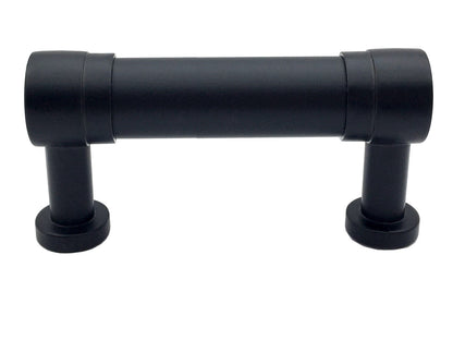 2.5 Inch Black Dresser Pull Drawer Handles Hardware 64 mm 2-1/2 Inch