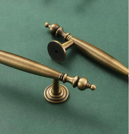 Brass Cabinet Handles, Antique Bronze, European Style Kitchen Hardware