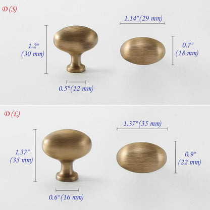 Verschiedene Messingknöpfe in Antik-Bronze mit Rückplatten für Retro-Vintage-Dekor