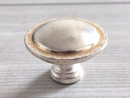 3.5" 4.25" Antique Silver Swing Bail Handle & Drop Ring Pull