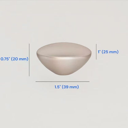 Brushed Nickel Cabinet Knobs, Zinc Alloy, Modern Drawer Pulls