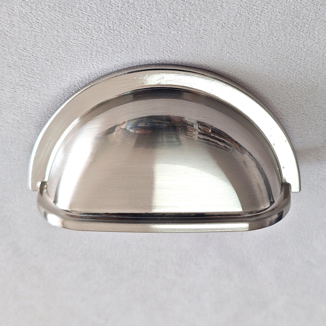 3" 3.5" 6" Nickel Cabinet Bar Handle & Cup Drawer Pull - LynnsHardware