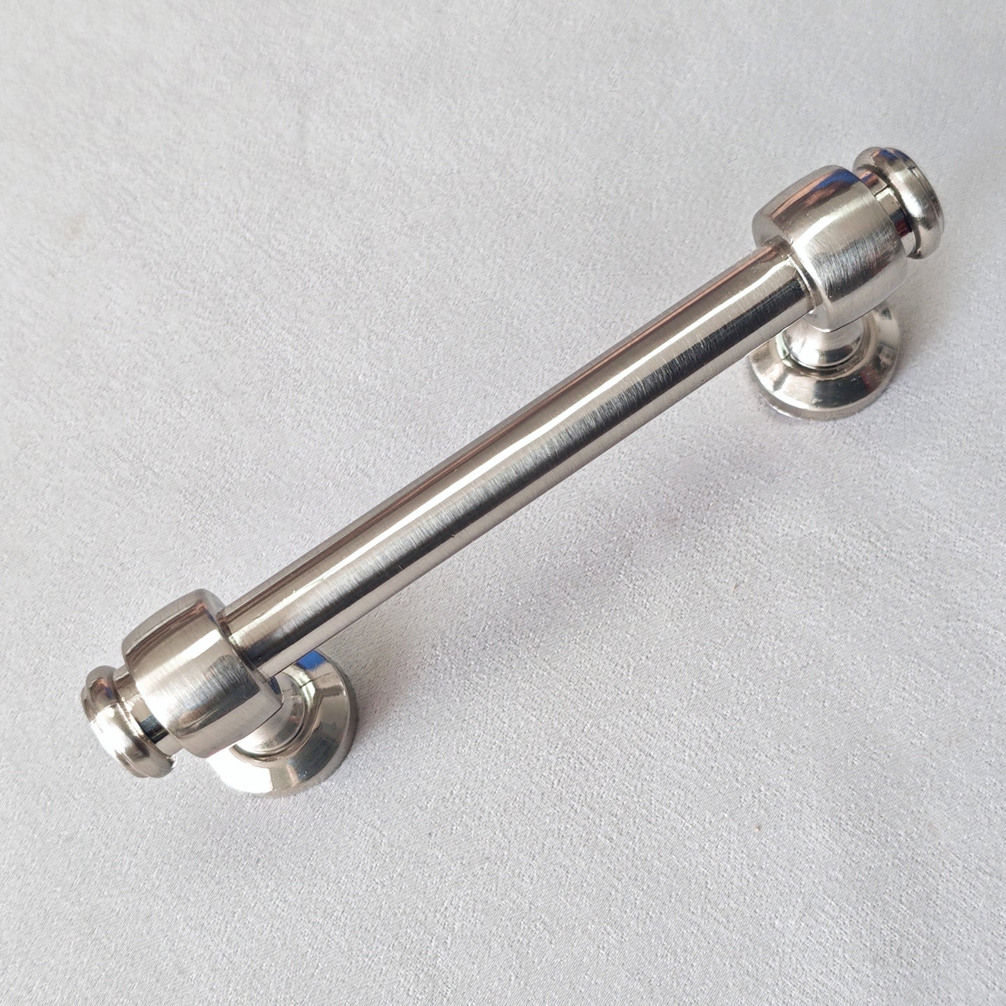 3" 3.5" 6" Nickel Cabinet Bar Handle & Cup Drawer Pull - LynnsHardware