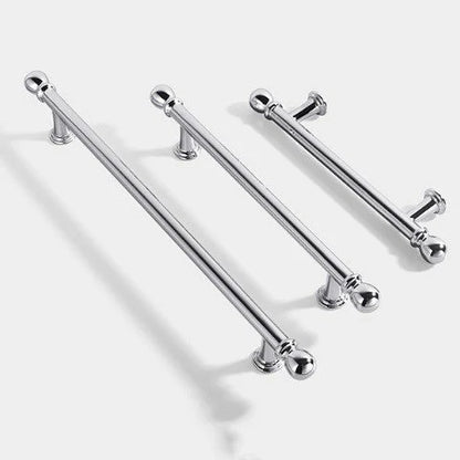 3.75" 5" 7.5" Cabinet Handles, Drawer Pulls, Polished Chrome Silver