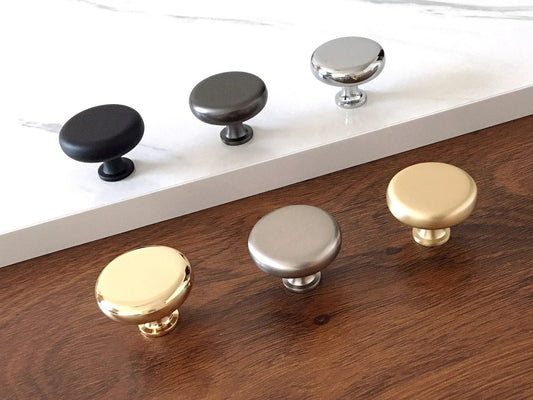 Cabinet Knobs, Drawer Pulls, Gold Chrome Nickel Bronze Black Gray, Kitchen Hardware