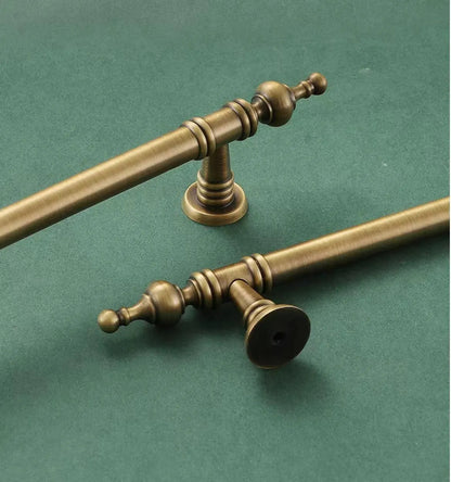 Antique Bronze European Brass Cabinet Pull - MCM Hardware