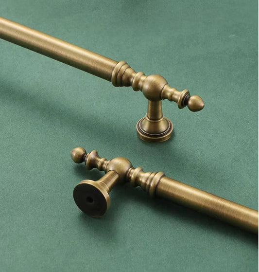 Brass Cabinet Handles Antique Bronze European Style Retro Wardrobe Pulls