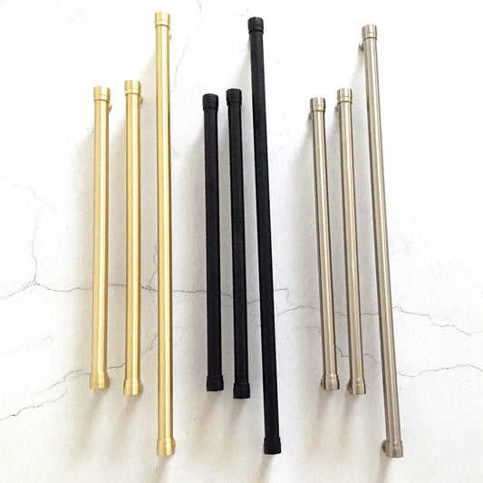 12" 12.5" 18" Centers Appliance Handle, Large Cabinet Pull, Gold Nickel Black
