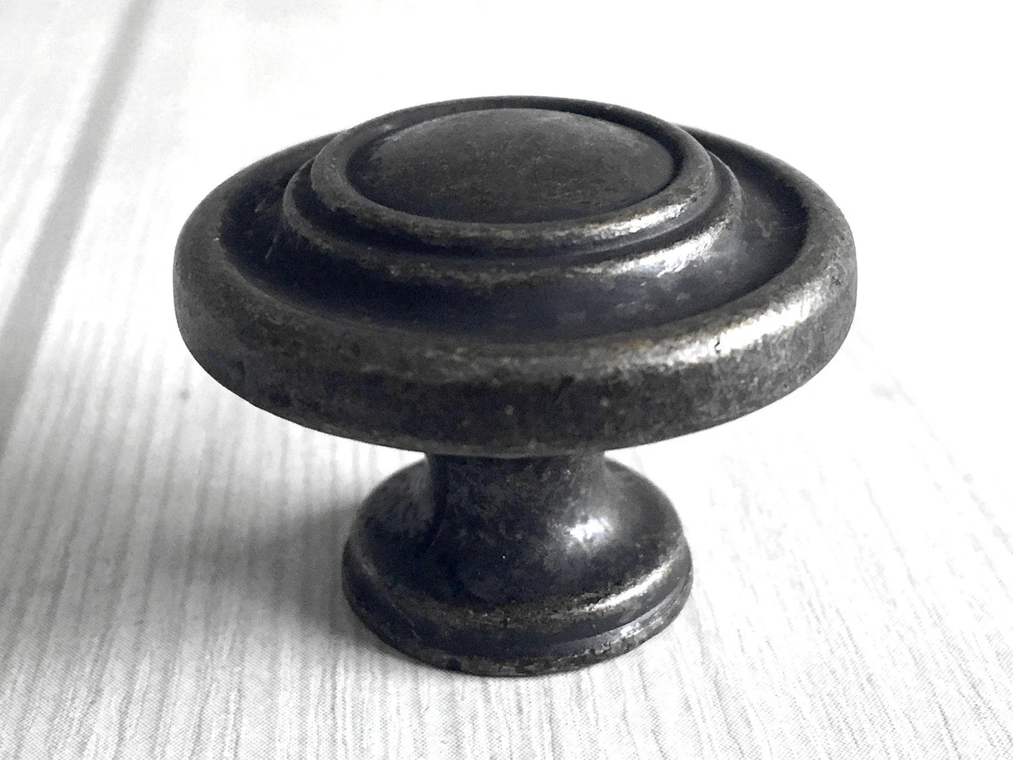 Farmhouse Cabinet Handle & Cup Drawer Pull - Dark Antique Bronze