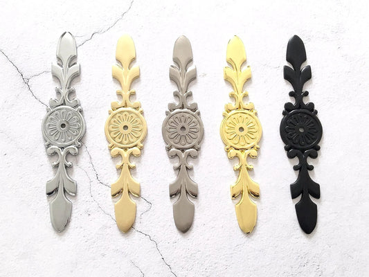 Backplate for Drawer Knobs and Cabinet Pulls, Gold, Black, Brushed Nickel, Polished Chrome