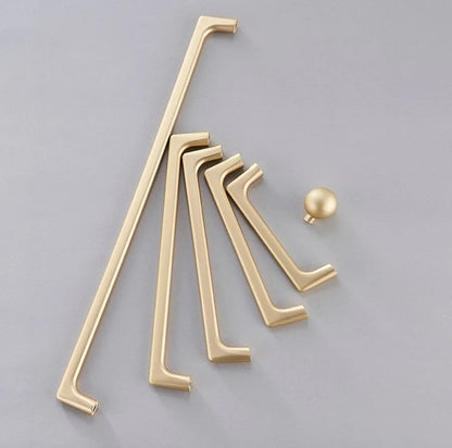 Gold Cabinet Pull Handles, Mid Century Modern Kitchen Hardware