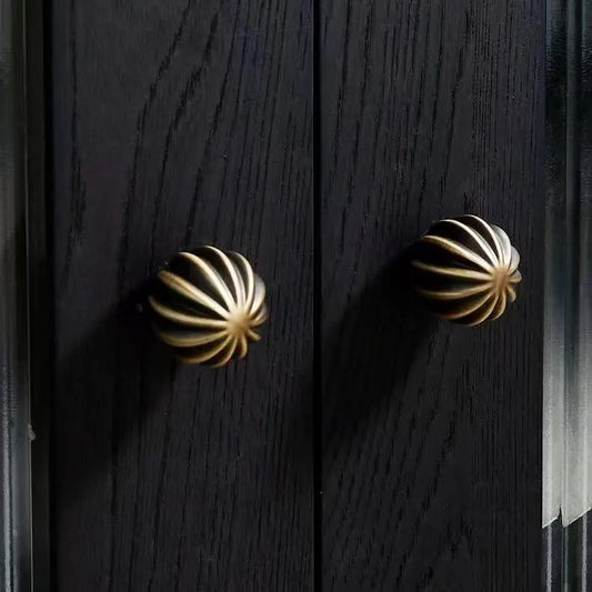 Antique Bronze Brass Ball Knobs | Lynns Hardware